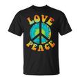 Peace Sign Love 60S 70S Tie Dye Hippie Halloween Costume V9 Unisex T-Shirt
