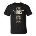 Philippians Bible Quote Cross Unisex T-Shirt