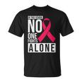 Pink Ribbon In This School No One Fight Alone Breast Caner Unisex T-Shirt