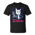 Purrinator Badass Cat Purrgment Day Funny Cat Movie Lovers Unisex T-Shirt