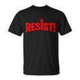 Resist Fist Logo Anti Trump Resistance Revolution Unisex T-Shirt