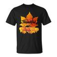 Thankful Autumn Leaves Thanksgiving Fall Tshirt Unisex T-Shirt
