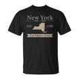 The Empire State &8211 New York Home State Unisex T-Shirt