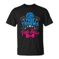 Tu Free Throws Or Pink Bows Gender Reveal Costume Family Unisex T-Shirt