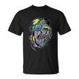 Turntable Dj Gorilla Splash Music Producer Monkey Dj Disc Gift Unisex T-Shirt