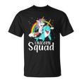 Unicorn Squad Magical Unicorn Riding Narwhal Unisex T-Shirt