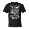 Uss Intrepid Cv 11 Sunset Unisex T-Shirt