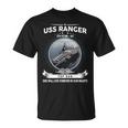 Uss Ranger Cv 61 Cva 61 Front Style Unisex T-Shirt