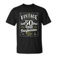 Vintage 50Th Birthday For Him 1972 Aged To Perfection Tshirt Unisex T-Shirt