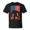 Vintage Bigfoot American Flag Tshirt Unisex T-Shirt