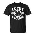 Vintage Lucky Charm Irish Clover Unisex T-Shirt