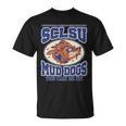 Vintage Sclsu Mud Dogs Classic Football Tshirt Unisex T-Shirt