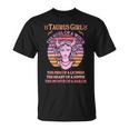 Vintage Taurus Girl Zodiac Birthday Unisex T-Shirt