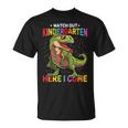 Watch Out Kindergarten Here I Come Dinosaur Back To School T-shirt
