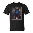 Wolf Dream Catcher Moon Phases Tshirt Unisex T-Shirt