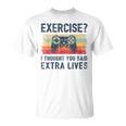 Extra Lives Video Game Controller Retro Gamer Boys V5 T-shirt