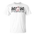 Mom Of The Birthday For Girl Cow Farm First Birthday Cow Unisex T-Shirt