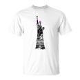 Statue Of Liberty Kitty Ears Resist Feminist Unisex T-Shirt