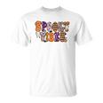 Thick Thights And Spooky Vibes Boo Colorful Halloween Unisex T-Shirt