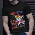 10Th Birthday Gift Girls This Girl Is Now 10 Double Digits Funny Gift Unisex T-Shirt Gifts for Him