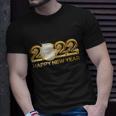 2022 Happy New Year Golden Logo Unisex T-Shirt Gifts for Him