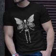 Fairycore Aesthetic Gothic Butterfly Skeleton Fairy Grunge Unisex T-Shirt