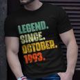 29 Years Old Legend Since October 1993 29Th Birthday V2 T-shirt Gifts for Him