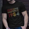 38Th Birthday 1984 Made In 1984 Awesome Since 1984 Birthday Gift Unisex T-Shirt Gifts for Him