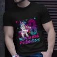 8Th Birthday 8 Year Old Girl Flossing Funny Unicorn Party Unisex T-Shirt Gifts for Him