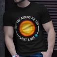 90Th Birthday Retro 90Th Trip Around The Sun What A Ride Unisex T-Shirt Gifts for Him