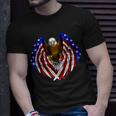 American Flag Eagle V2 Unisex T-Shirt Gifts for Him