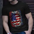 American Flag Usa 4Th Of July V2 Unisex T-Shirt Gifts for Him