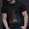 American Jet Red White & Blue Flag 4Th Of July Usa Unisex T-Shirt Gifts for Him