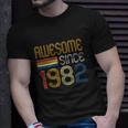 Awesome Since 1982 40Th Birthday V2 Unisex T-Shirt Gifts for Him