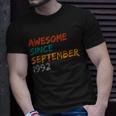 Awesome Since September 1992 Unisex T-Shirt Gifts for Him