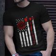Axe Fire Dept American Flag Thin Red Line Unisex T-Shirt Gifts for Him