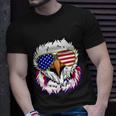 Bald Eagle With Mullet 4Th Of July American Flag Gift Unisex T-Shirt Gifts for Him