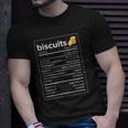 Biscuits Nutrition Facts Funny Thanksgiving Christmas Unisex T-Shirt Gifts for Him