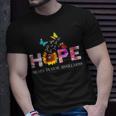 Brain Tumor Awareness Gray Ribbon Butterfly T-shirt Gifts for Him