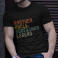 Brother Uncle Godfather Legend Unisex T-Shirt Gifts for Him