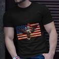 Cat Eagle American Flag 4Th Of July Cute Plus Size Graphic Shirt For Men Women Unisex T-Shirt Gifts for Him