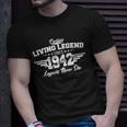 Certified Living Legend Since 1942 Legends Never Die 80Th Birthday Unisex T-Shirt Gifts for Him