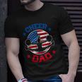 Cheer Dad Proud Fathers Day Cheerleading Girl Competition Unisex T-Shirt Gifts for Him