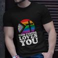 Christian Ally Inclusive Pride Clergy This Pastor Loves You Unisex T-Shirt Gifts for Him