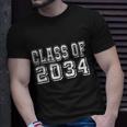 Class Of 2034 Grow With Me Tshirt Unisex T-Shirt Gifts for Him