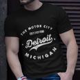 Classic Retro Vintage Detroit Michigan Motor City Tshirt Unisex T-Shirt Gifts for Him