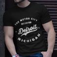 Classic Retro Vintage Detroit Michigan Motor City Unisex T-Shirt Gifts for Him