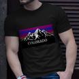 Colorado Mountains Outdoor Flag Mcma Unisex T-Shirt Gifts for Him