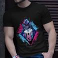 Colorful Wolf Painting Wolves Lover Unisex T-Shirt Gifts for Him