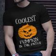 Coolest Pumpkin In The Patch Halloween Quote V2 Unisex T-Shirt Gifts for Him